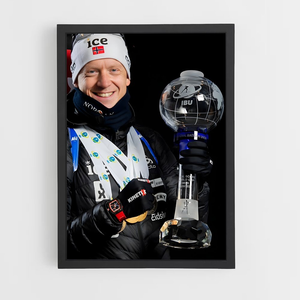 Poster La Victoire de Johannes – affiche Biathlon (vue 2)